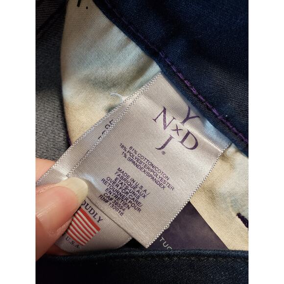 NYDJ Jeans Size 2 Petite Womens Blue Pants Stretch Mid Rise Rise Legging NWT - Picture 4 of 13